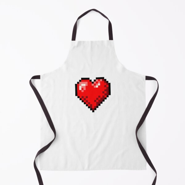 Item preview, Retro Pixel Art Red Heart  designed and sold by OneToTee.