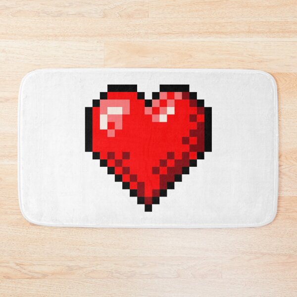 Item preview, Retro Pixel Art Red Heart  designed and sold by OneToTee.