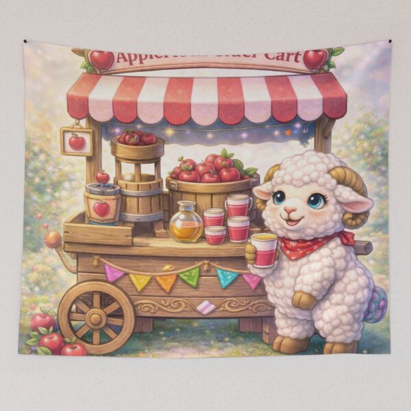 Item preview, AppleFlock Cider Cart — My Little Sheep Parody designed and sold by Thpoar.