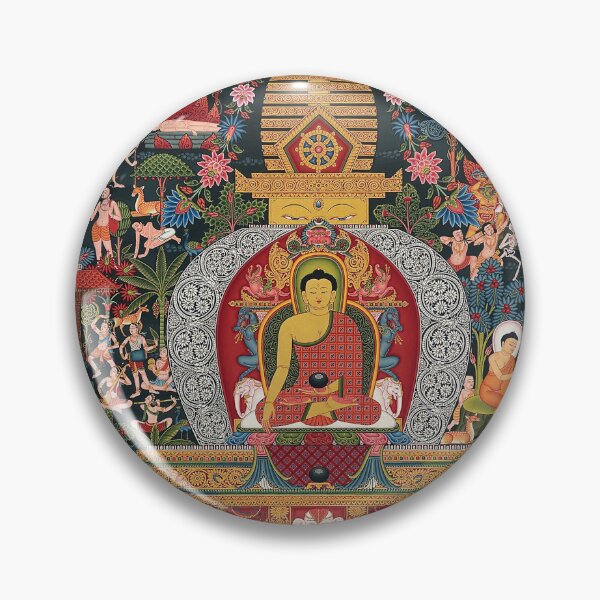 Item preview, Mandala 182 Life Of Buddha Mukti Singh Thapa designed and sold by GuyBlank.