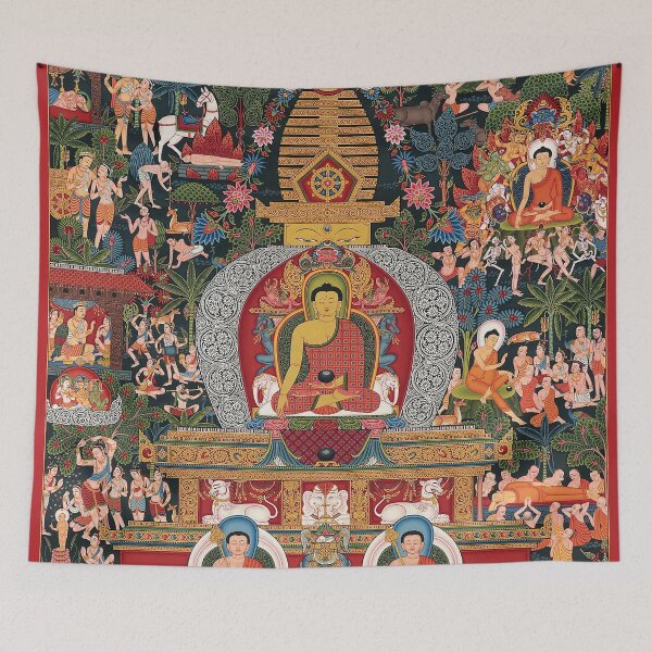 Item preview, Mandala 182 Life Of Buddha Mukti Singh Thapa designed and sold by GuyBlank.