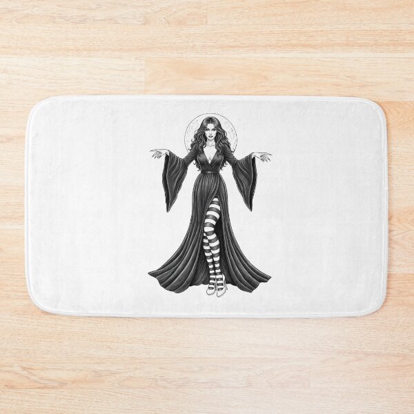 Item preview, Gothic Witch Woman Black Dress Full Moon designed and sold by Shoot-The-Moon.