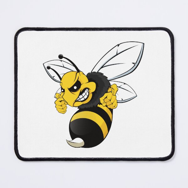 Item preview, Fierce Bee Mascot Vector Illustration designed and sold by Oblique21.