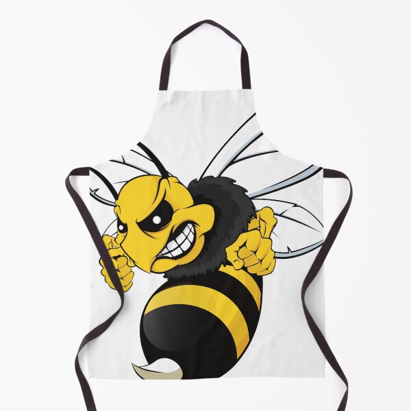 Item preview, Fierce Bee Mascot Vector Illustration designed and sold by Oblique21.