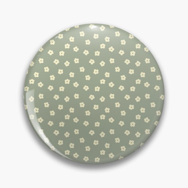 Item preview, Sage Green Minimalist Floral Ditsy Cottagecore Pattern, Cute Flowers designed and sold by CharmedVille.