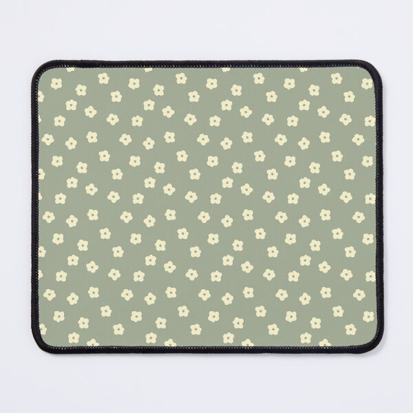 Item preview, Sage Green Minimalist Floral Ditsy Cottagecore Pattern, Cute Flowers designed and sold by CharmedVille.