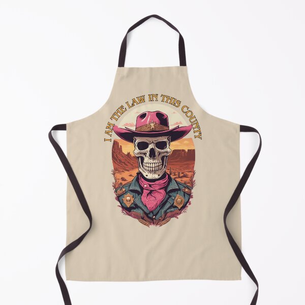 Item preview, skull sheriff- I am the law in this country designed and sold by wildforcedesign.