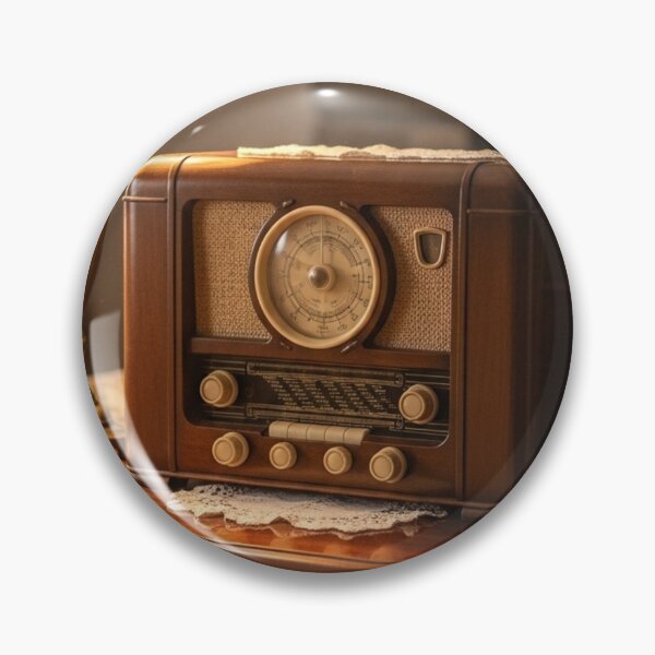 Item preview, antique wooden radio designed and sold by Losancestros.