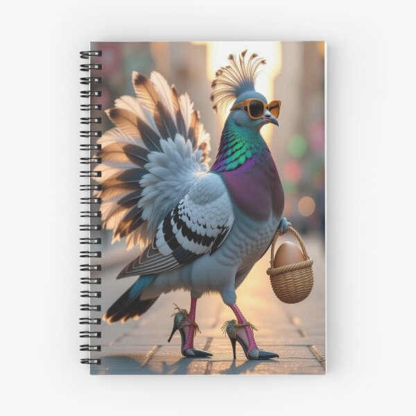 Item preview, DolledUp Pigeon in ostrich disguise – surreal chic & urban fantasy for lovers of visual wit designed and sold by FotoworldEdel.