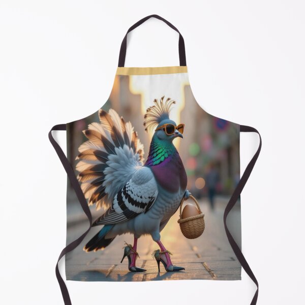 Item preview, DolledUp Pigeon in ostrich disguise – surreal chic & urban fantasy for lovers of visual wit designed and sold by FotoworldEdel.