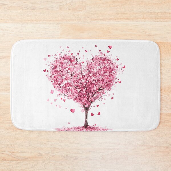 Item preview, Pink Blossom Heart Tree Saint Valentine's Day - Romantic Cherry Blossom Love Art Print designed and sold by DesignArtist.ia.