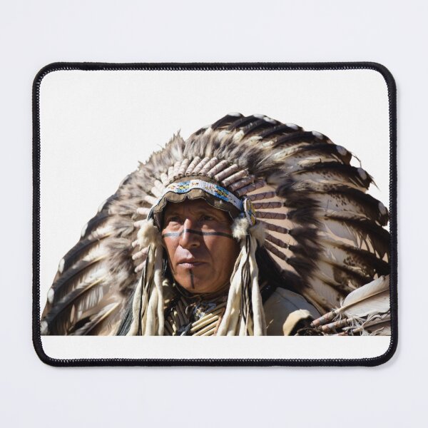 Item preview, American Chief Portrait – Spirit of the Warrior designed and sold by ArthurShu.