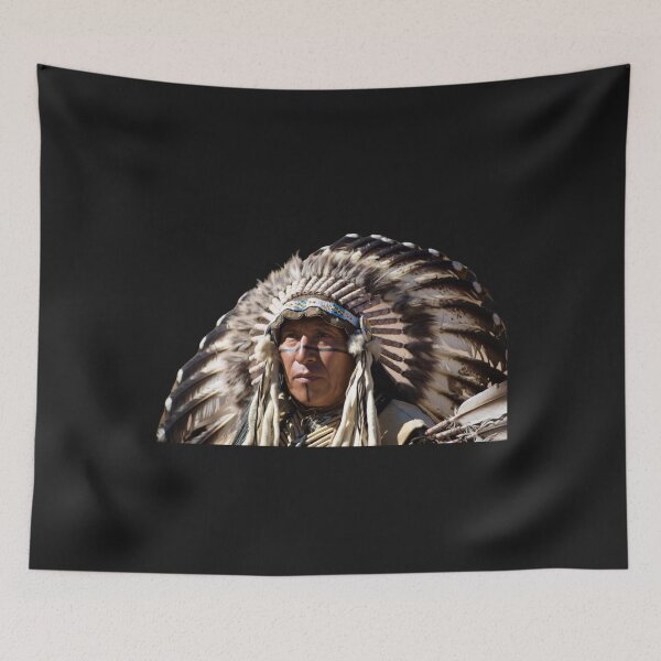 Item preview, American Chief Portrait – Spirit of the Warrior designed and sold by ArthurShu.