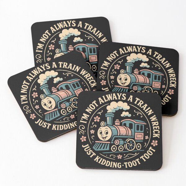 Item preview, Locomotive Funny - I'm Not Always a Train Wreck Just Kidding Toot Toot designed and sold by ZBIFBOUETLA.