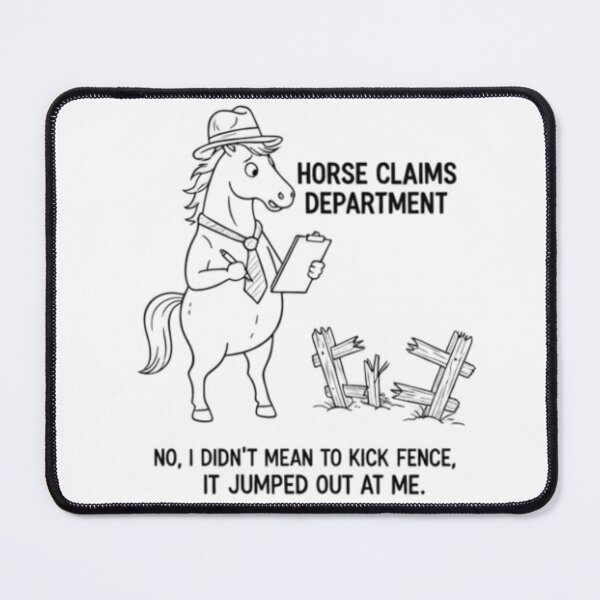 Item preview, CUTE HORSE CLAIMS designed and sold by Obinne.