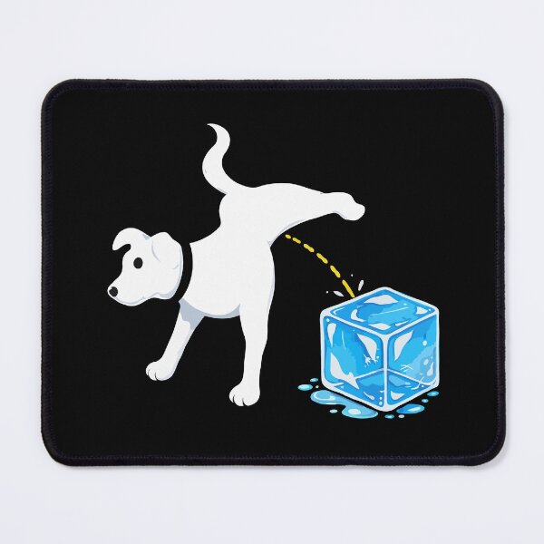 Item preview, Melt ICE Protest Graphic – Anti-ICE Political Art Dog vs Ice Cube Illustration designed and sold by BrainBubbleArt.