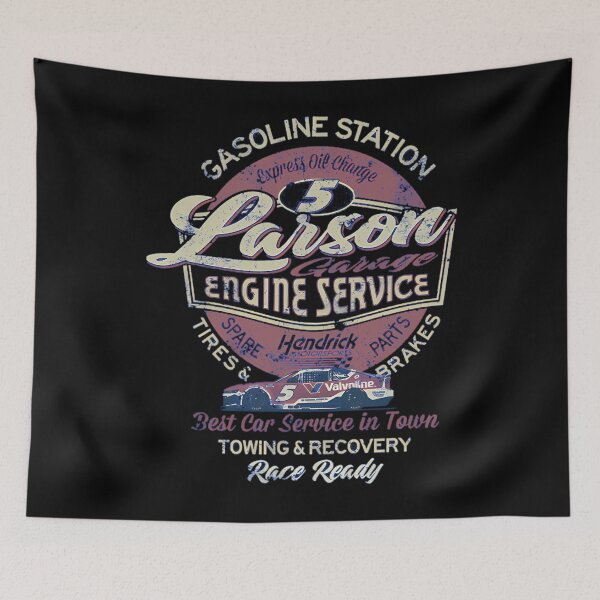 Item preview,  Kyle Larson Engine Service Hendrick Motorsports Team Racing Gasoline Station Best Car Service In Town Towing Recovery Race Ready designed and sold by Hungry40.