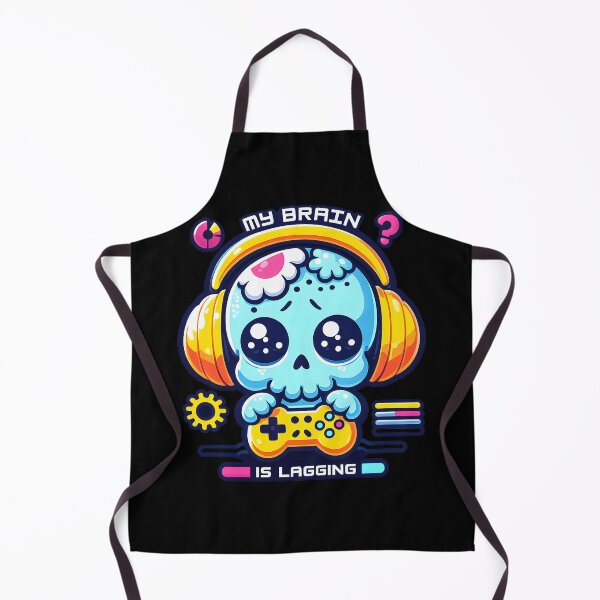 Item preview, My Brain Is Lagging – Funny Gamer Skull Design designed and sold by laggy-soul-0.