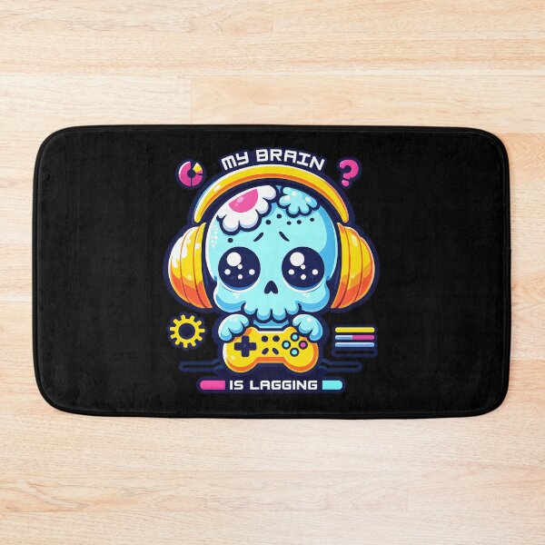 Item preview, My Brain Is Lagging – Funny Gamer Skull Design designed and sold by laggy-soul-0.