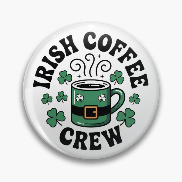 Item preview, Irish Coffee Crew Leprechaun Coffee Lover Design designed and sold by Blok45.