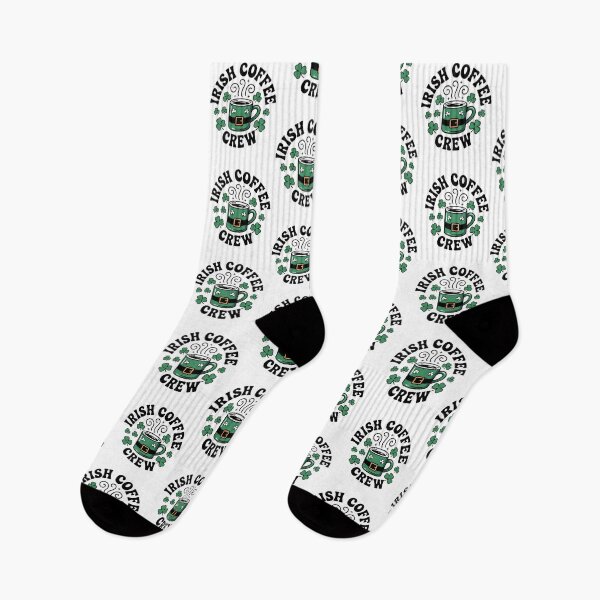 Item preview, Irish Coffee Crew Leprechaun Coffee Lover Design designed and sold by Blok45.