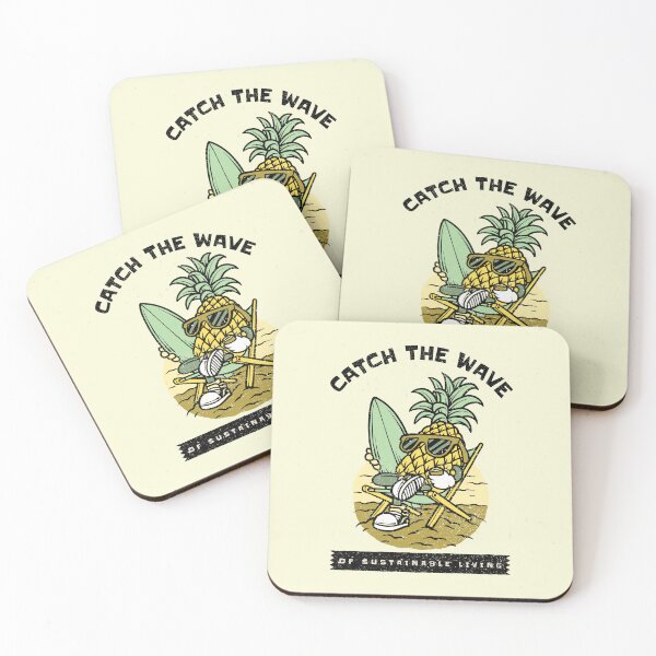 Item preview, Catch the Wave of Sustainable Living Graphic designed and sold by Bold & Brewed.