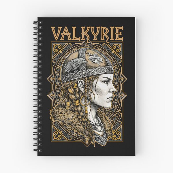 Item preview, Valkyrie Viking Woman Strong Female Norse Warrior Raven designed and sold by GrandeDuc.