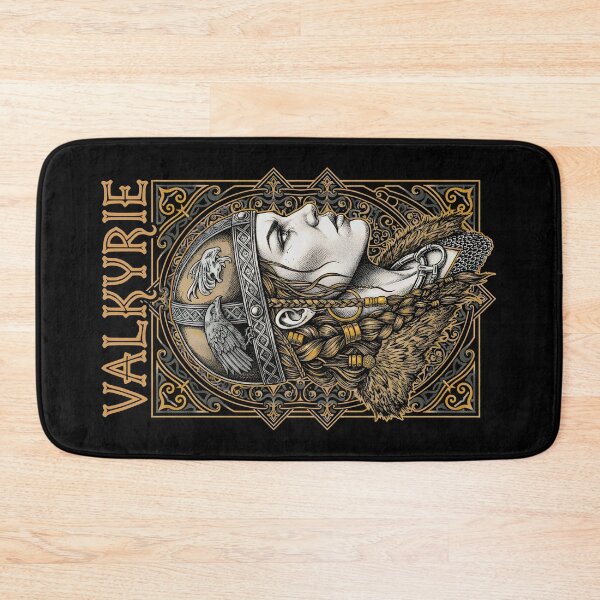 Item preview, Valkyrie Viking Woman Strong Female Norse Warrior Raven designed and sold by GrandeDuc.