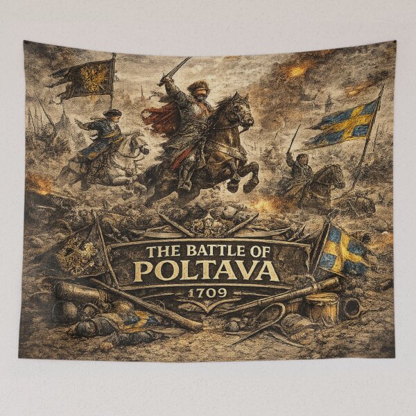 Item preview, Battle of Poltava 1709 – Great Northern War Historic Art Design designed and sold by Ataqhin.