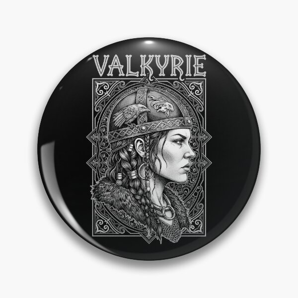 Item preview, Valkyrie Viking Woman Strong Female Norse Warrior Raven designed and sold by GrandeDuc.