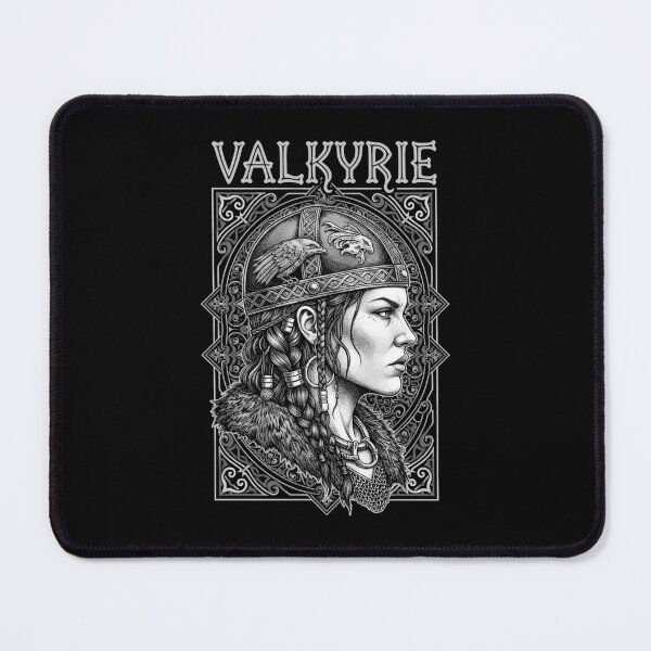 Item preview, Valkyrie Viking Woman Strong Female Norse Warrior Raven designed and sold by GrandeDuc.