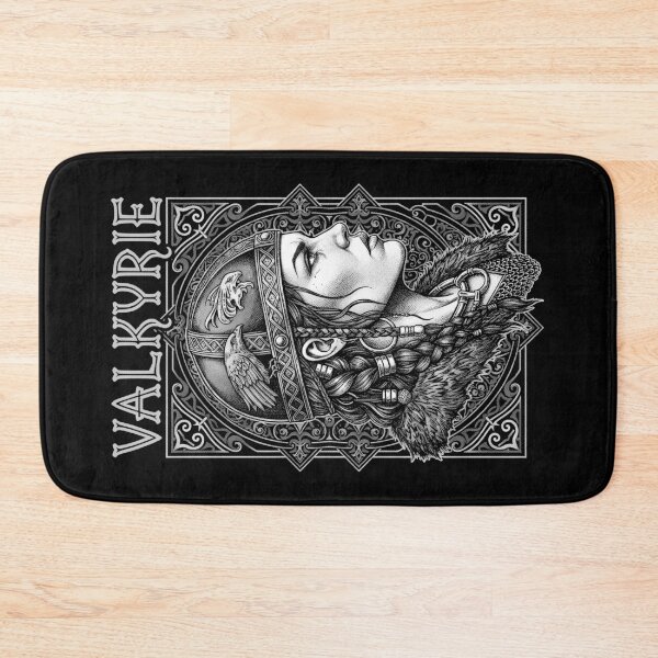 Item preview, Valkyrie Viking Woman Strong Female Norse Warrior Raven designed and sold by GrandeDuc.