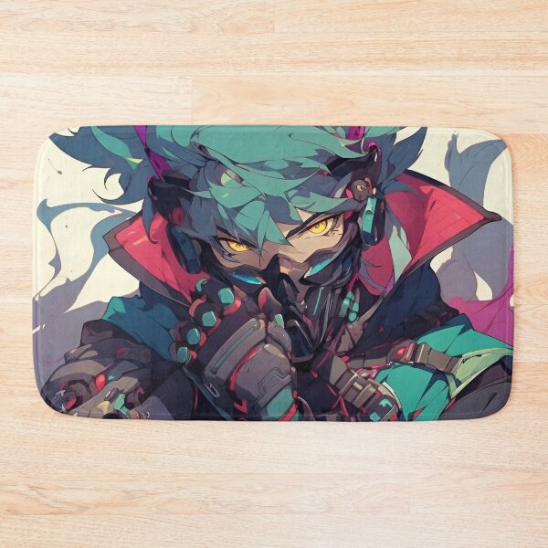 Item preview, Neon Cyberpunk Assassin | Futuristic Masked Warrior Art designed and sold by Dyan4.