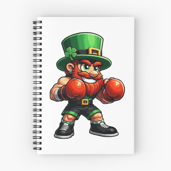 Item preview, Irish Boxing Leprechaun – Fighting St. Patrick’s Day Boxer Mascot Illustration designed and sold by BrainBubbleArt.
