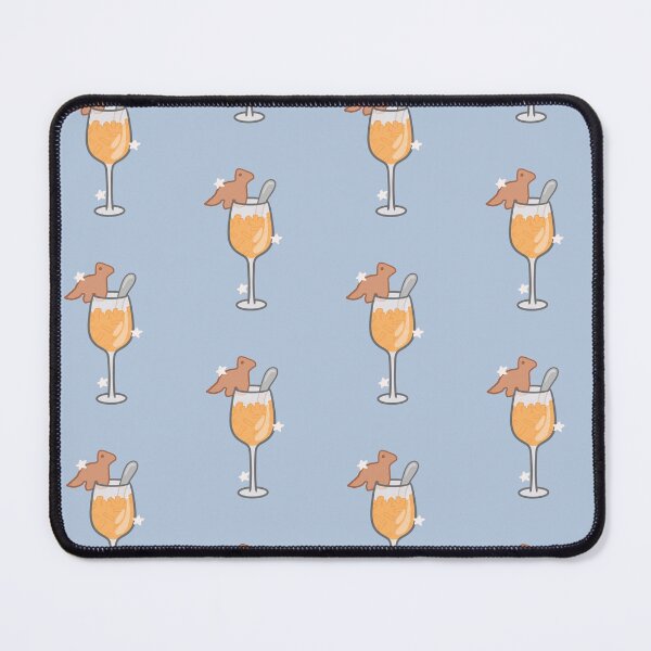 Item preview, dino nugget and mac n cheese in wine glass designed and sold by kaybowzie.
