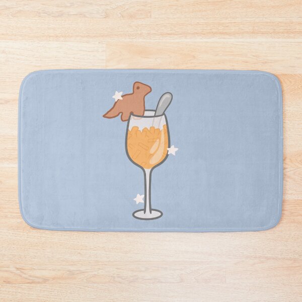 Item preview, dino nugget and mac n cheese in wine glass designed and sold by kaybowzie.