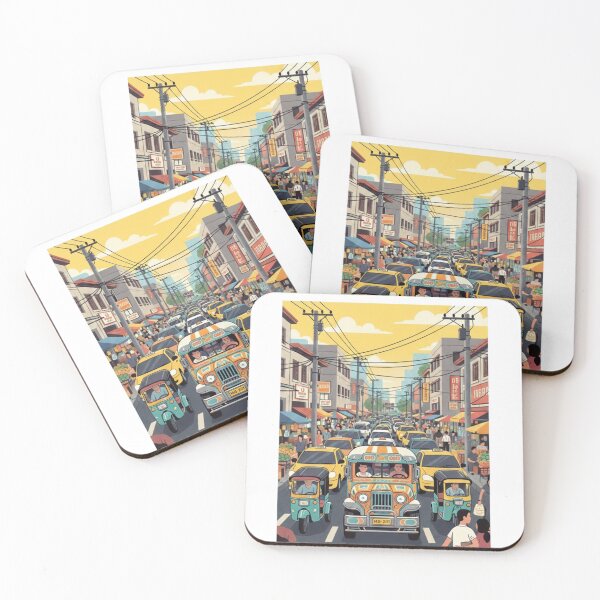Item preview, Rush Hour in Manila designed and sold by ThinkQuietlyProject.
