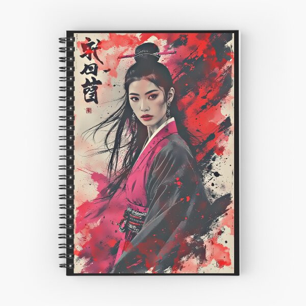 Item preview, Japanese Ink Samurai Woman Bold Street Aesthetic designed and sold by Neer arts.