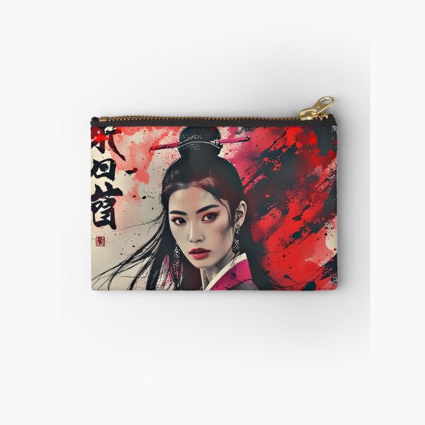 Artikelvorschau, Japanische Tusche-Samurai-Frau, kühne Straßenästhetik entworfen und verkauft von Neer arts.
