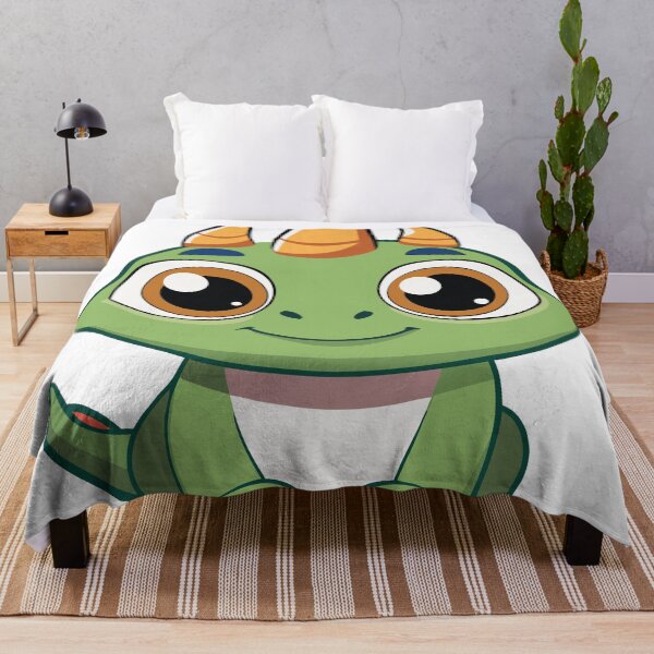 Item preview, green dragon with cute eyes designed and sold by SuperAIstar.