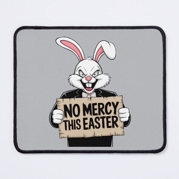 Item preview, No Mercy This Easter - Evil Easter Bunny designed and sold by Art-Arcade6.