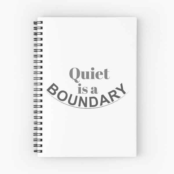 Item preview, Quiet Is a Boundary (Soft Strength) designed and sold by MadCatDesign77.