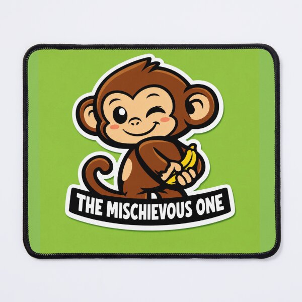 Item preview, The Mischievous One Monkey designed and sold by Ari Munandar.