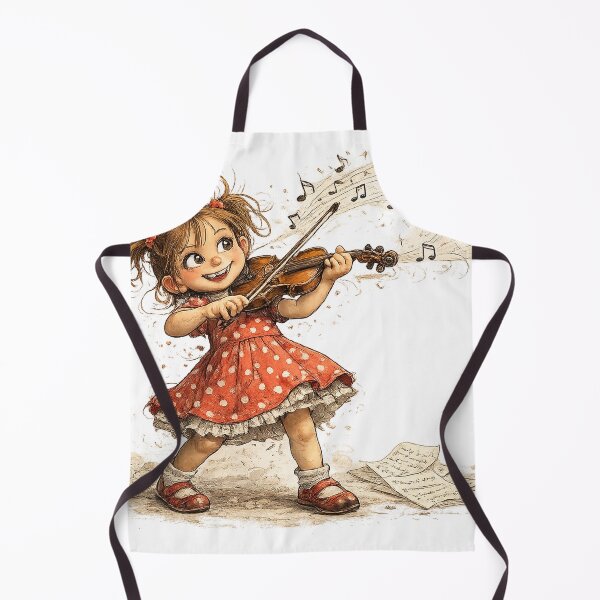 Item preview, Funny Little Violinist Girl designed and sold by SpicyWind.