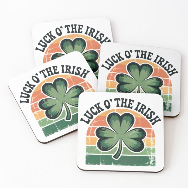 Item preview, Distressed Shamrock Irish Holiday Design designed and sold by Blok45.