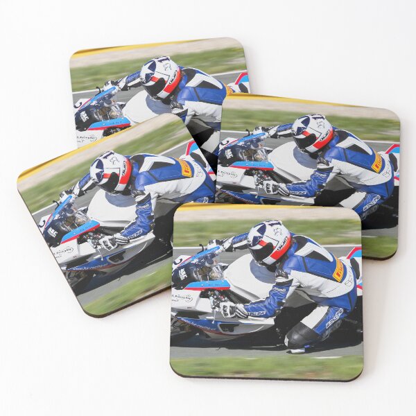 Item preview, High-performance superbike captured mid-action on a racing track - Poster designed and sold by grande76.