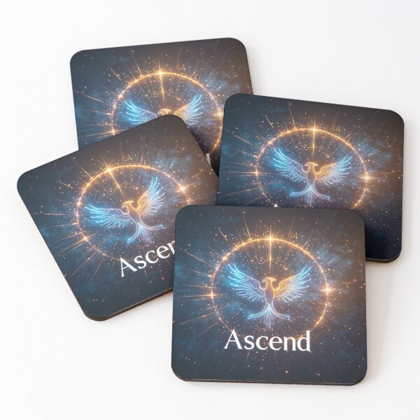 Item preview, Phoenix Rising Light Energy – Ascend Spiritual Affirmation Art designed and sold by Eden Underground Radio (Official Merch).