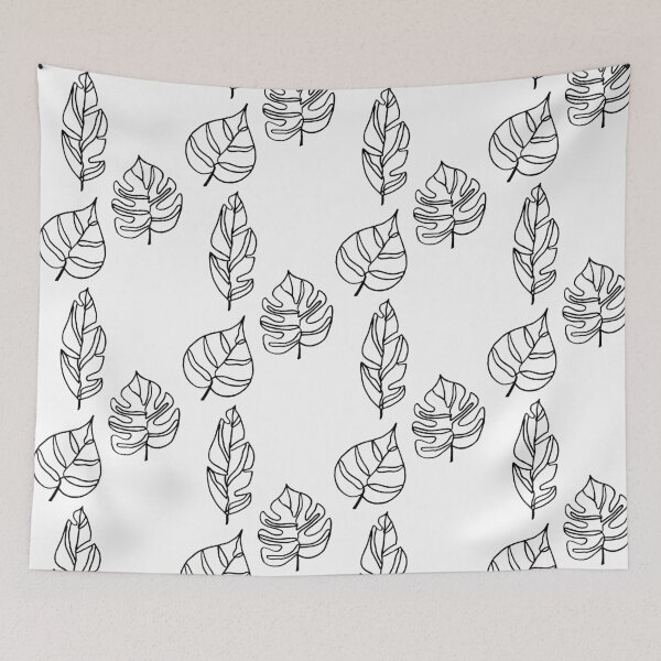 Item preview, Sketch of tree leaves (black) designed and sold by Lagueny.