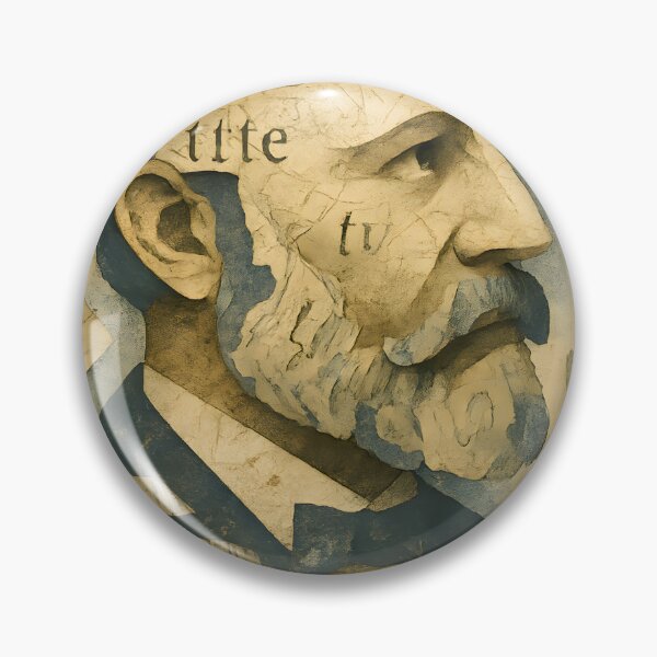 Item preview, Jules Verne Steampunk Collage Portrait – Brass Foil, Nautilus, Portholes, Vintage Maps designed and sold by Cosmopolis.