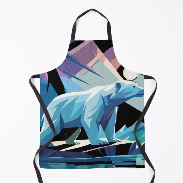 Item preview, Geometric Polar Bear designed and sold by SuperAIstar.